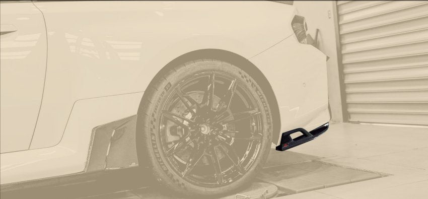 AE DESIGN - BMW M2 G87 DRY CARBON FIBRE REAR SIDE WINGLETS V2