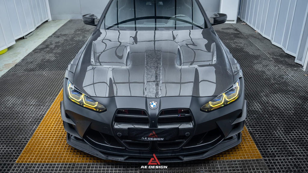 AE DESIGN - BMW M3 G80 / M4 G82 AE1 CARBON FIBRE FRONT BONNET / HOOD