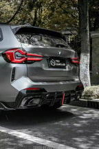 AE DESIGN - BMW X3 G01 LCI ABS GLOSS BLACK REAR DIFFUSER