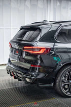 AE DESIGN - BMW X5 G05 GLOSS BLACK LED REAR DIFFUSER
