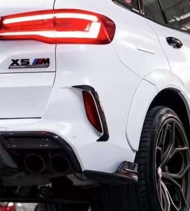 AERO CARBON - BMW X5M F95 CARBON FIBRE REAR CANARDS