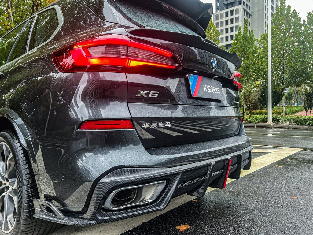 AE DESIGN - BMW X5M/C F95 & X5 G05 CARBON FIBRE REAR TRUNK MID SPOILER