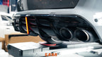 AE DESIGN - BMW X5M/C X6M/C F95 F96 DRY CARBON FIBRE REAR DIFFUSER V2