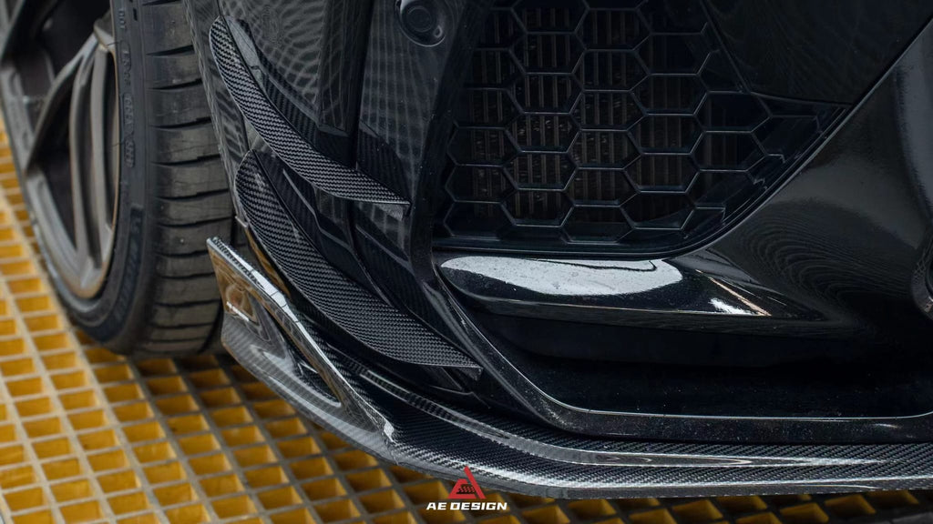 AE DESIGN - BMW X6M F96 CARBON FIBRE FRONT LIP SPLITTER