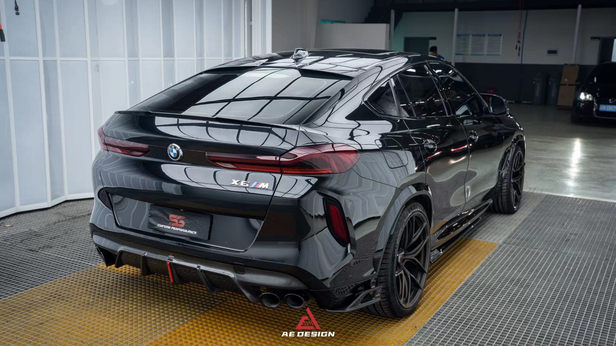 AE DESIGN - BMW X6M F96 CARBON FIBRE REAR DIFFUSER