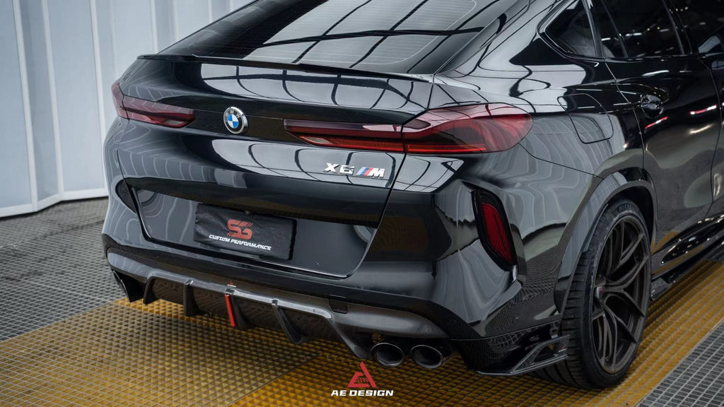 AE DESIGN - BMW X6M F96 CARBON FIBRE REAR DIFFUSER