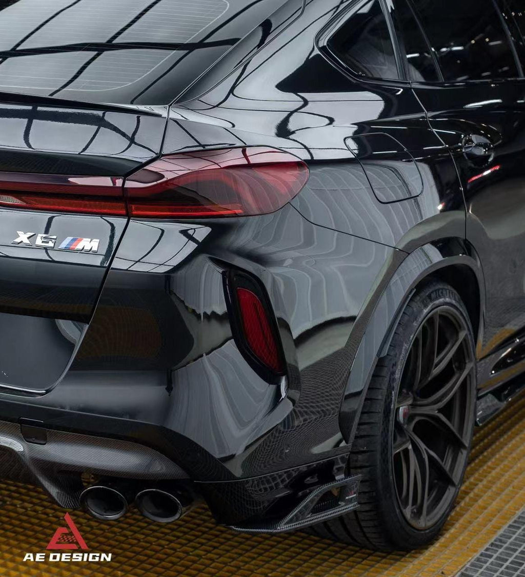 AE DESIGN - BMW X5M F95 X6M F96 CARBON FIBRE REAR SIDE WINGS