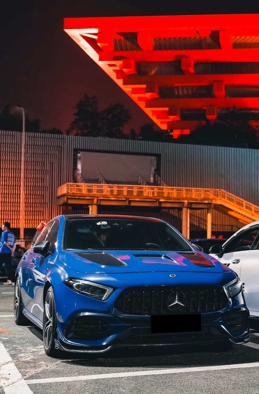 AERO CARBON  - MERCEDES A CLASS W177 A35 / A45 FRONT BONNET PTISM