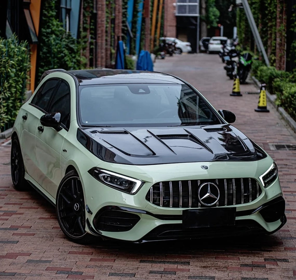 AERO CARBON  - MERCEDES A CLASS W177 A35 / A45 FRONT BONNET PTISM