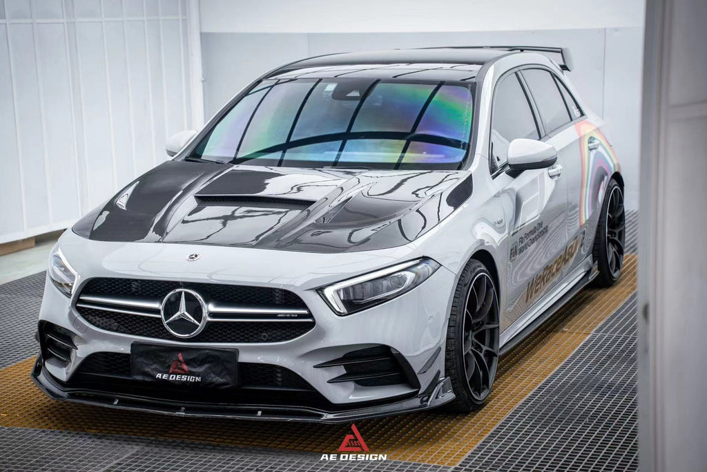 AE DESIGN - MERCEDES BENZ A CLASS W177 A35 / A45 CARBON FIBRE BONNET