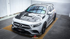AE DESIGN - MERCEDES BENZ A CLASS W177 A35  CARBON FIBRE FRONT LIP SPLITTER