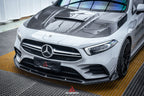 AE DESIGN - MERCEDES BENZ A CLASS W177 A35  CARBON FIBRE FRONT LIP SPLITTER