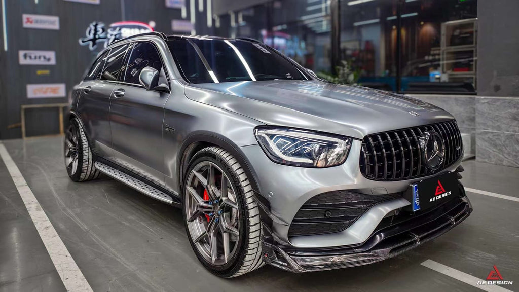 AE DESIGN - MERCEDES BENZ GLC43 CARBON FIBRE FRONT CANARDS