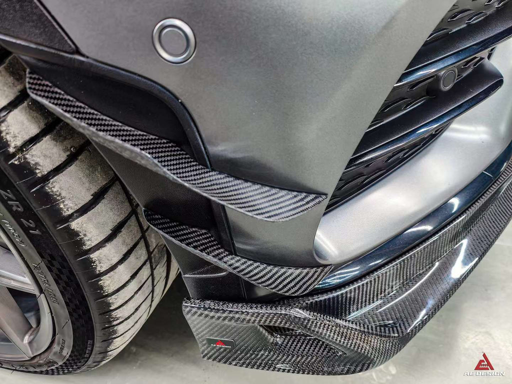 AE DESIGN - MERCEDES BENZ GLC43 CARBON FIBRE FRONT CANARDS
