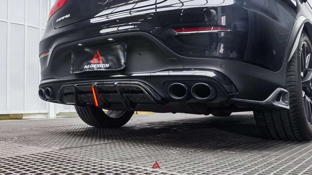 AE DESIGN - MERCEDES BENZ GLC43 CARBON FIBRE REAR DIFFUSER