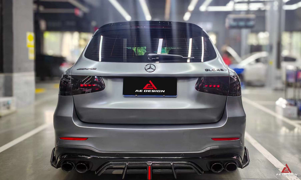 AE DESIGN - MERCEDES BENZ GLC43 CARBON FIBRE REAR DIFFUSER