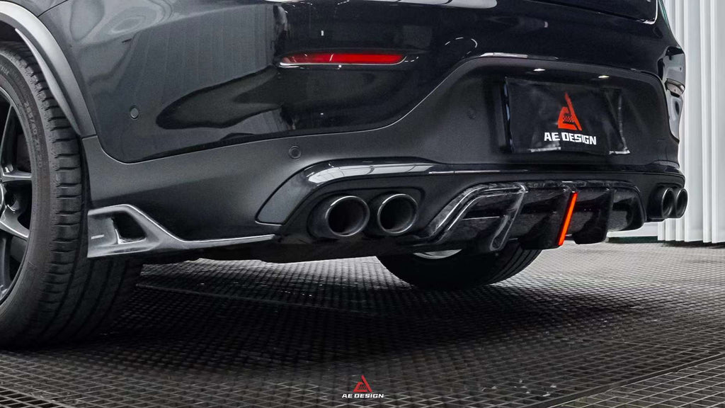 AE DESIGN - MERCEDES BENZ GLC43 CARBON FIBRE REAR DIFFUSER