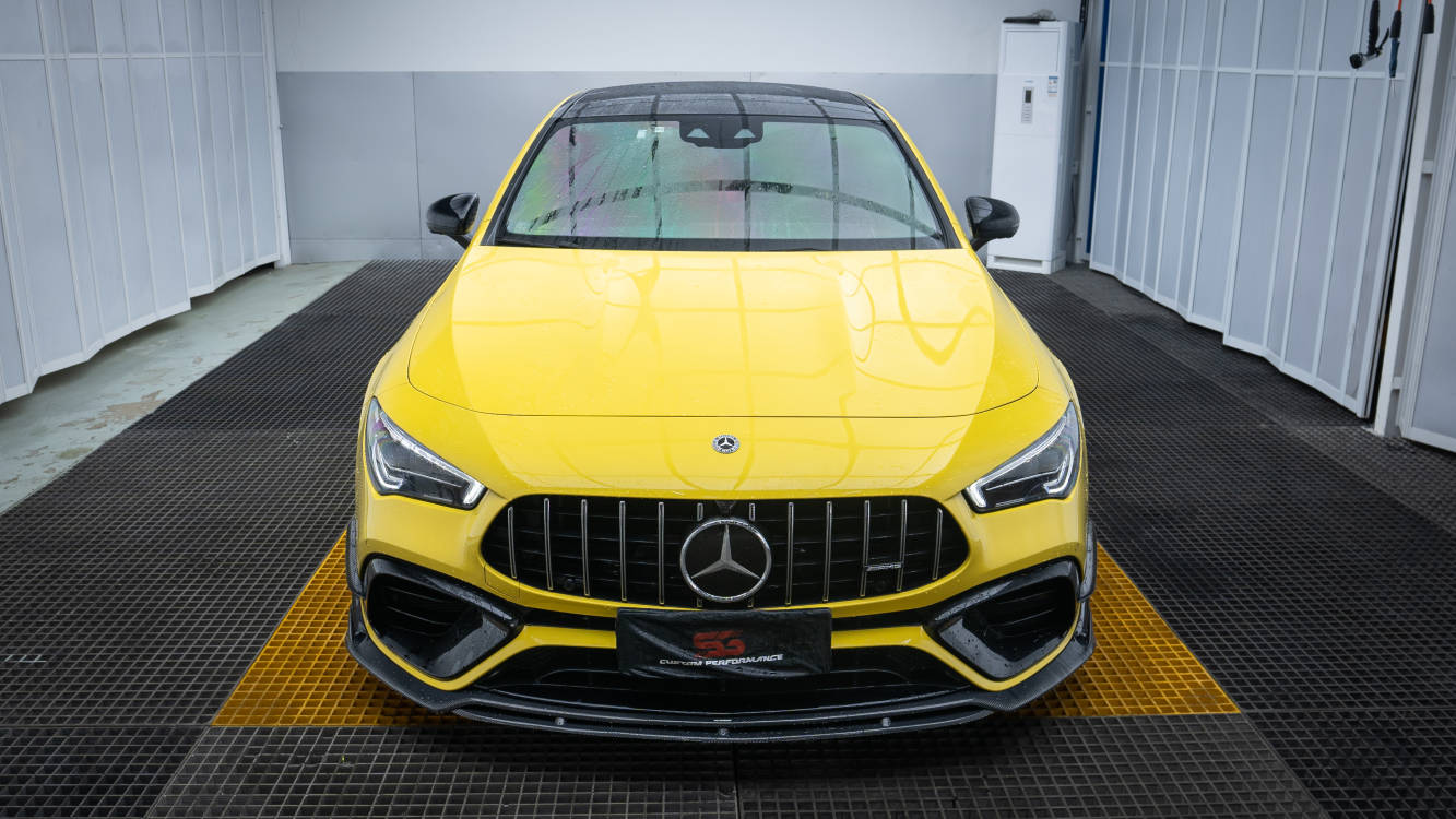 AE DESIGN - MERCEDES W118 CLA 45 / CLA 45S CARBON FRONT LIP