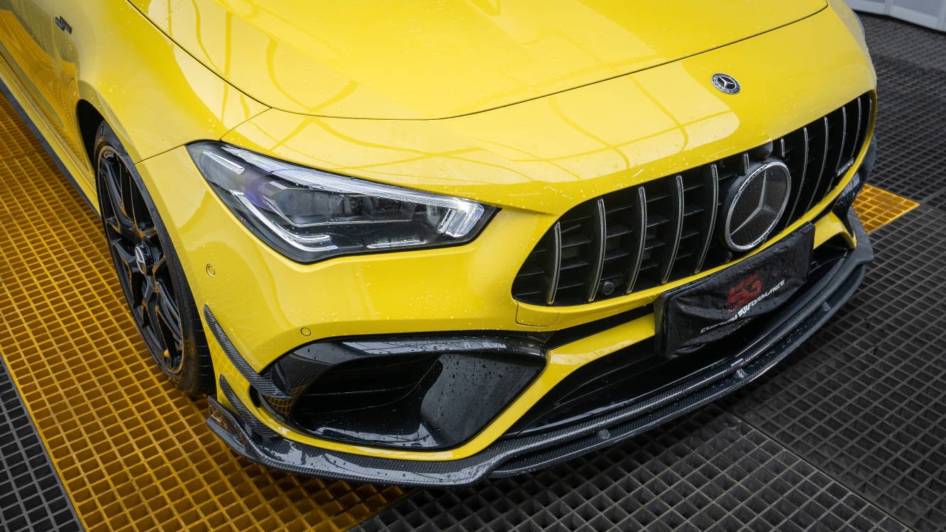 AE DESIGN - MERCEDES W118 CLA 45 / CLA 45S CARBON FRONT LIP