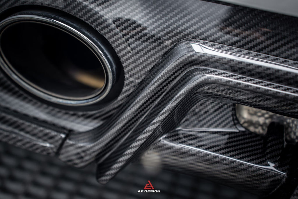 AE DESIGN - PORSCHE 911 922 CARRERA CARBON FIBRE REPLACEMENT REAR DIFFUSER