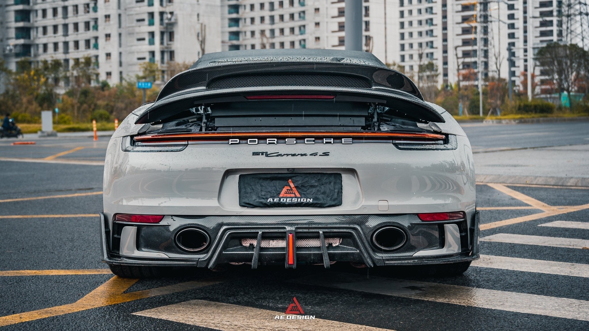 AE DESIGN - PORSCHE 911 922 CARRERA CARBON FIBRE REPLACEMENT REAR DIFFUSER