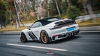 AE DESIGN - PORSCHE 911 992 CARRERA/4/S/4S/GTS CARBON FIBRE SIDE SKIRTS