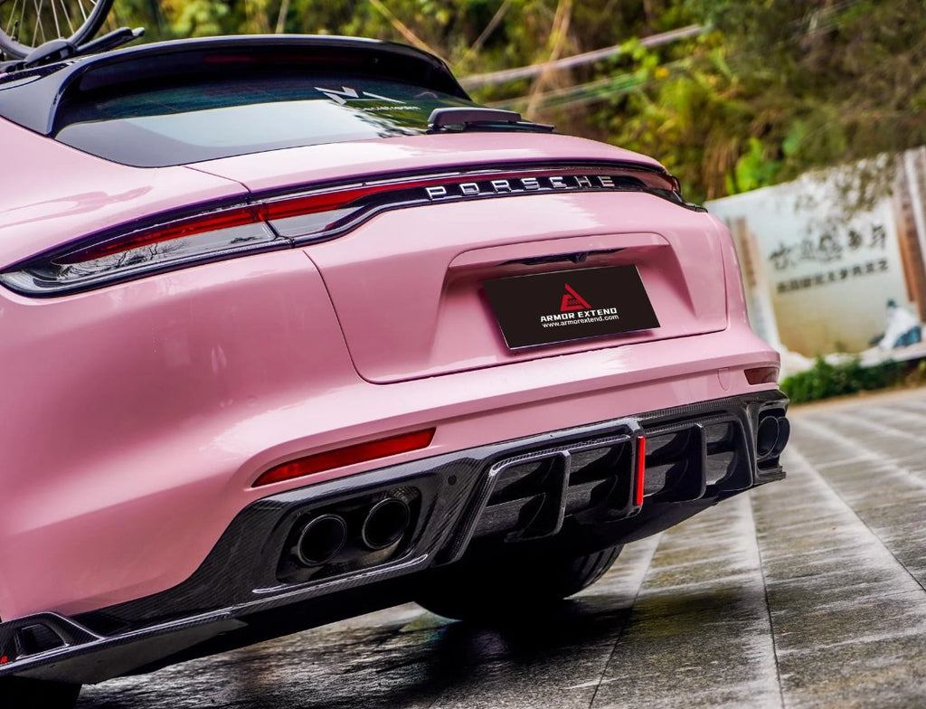 AE DESIGN - PORSCHE PANAMERA 971.1 971.2 DRY CARBON FIBRE REAR DIFFUSER