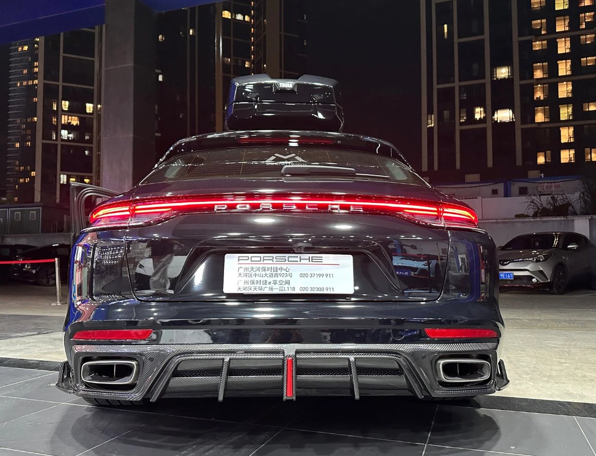 AE DESIGN - PORSCHE PANAMERA 971.1 971.2 DRY CARBON FIBRE REAR DIFFUSER