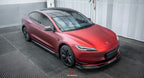 AE DESIGN - TESLA MODEL 3 HIGHLAND 2024+ CARBON FIBRE SIDE SKIRTS