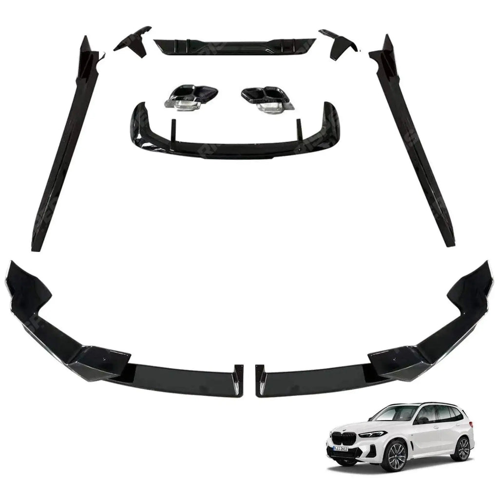 Aero Kit In Gloss Black by RISPER For BMW X5 G05 LCI M Sport 2023+