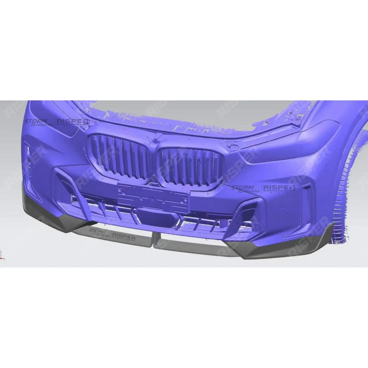 Aero Kit In Gloss Black by RISPER For BMW X5 G05 LCI M Sport 2023+