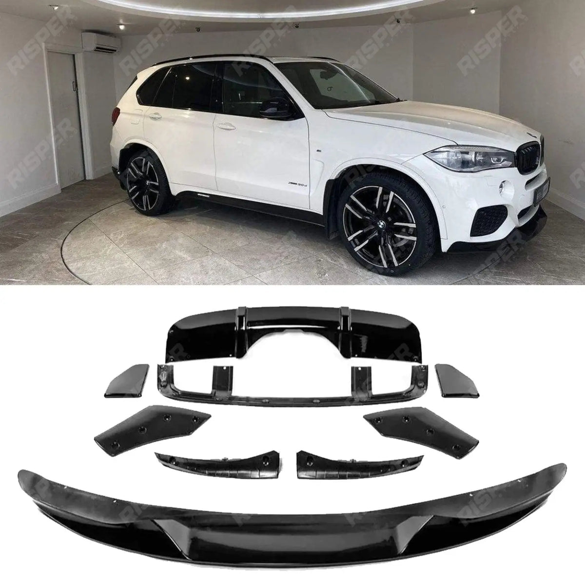 Aero Kit In Gloss Black For BMW X5 F15 M Sport