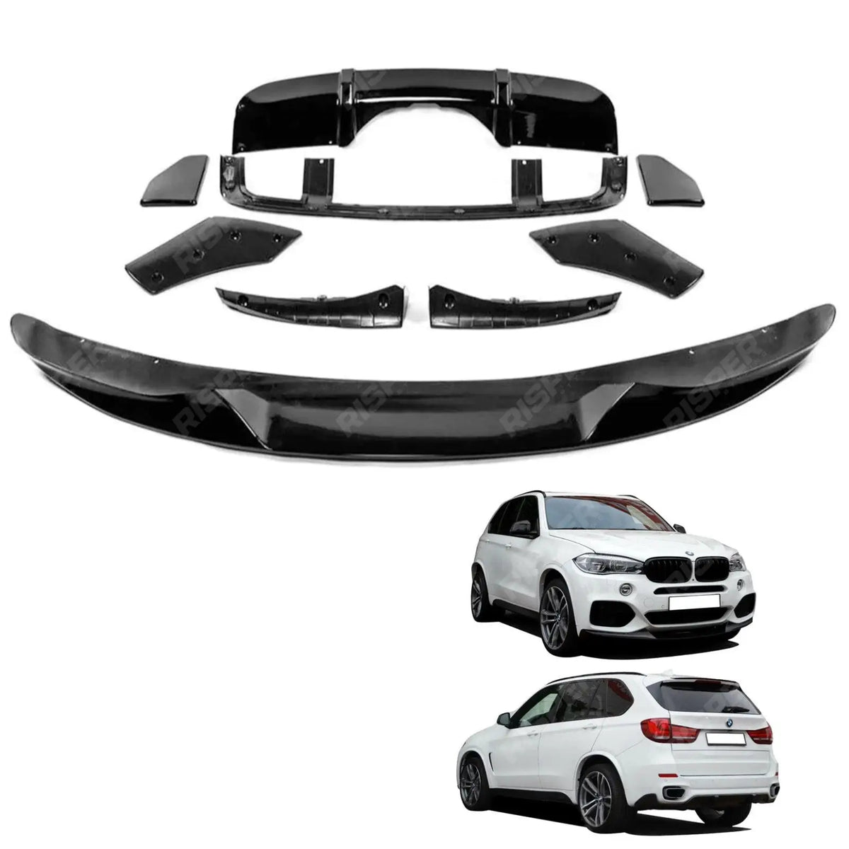Aero Kit In Gloss Black For BMW X5 F15 M Sport
