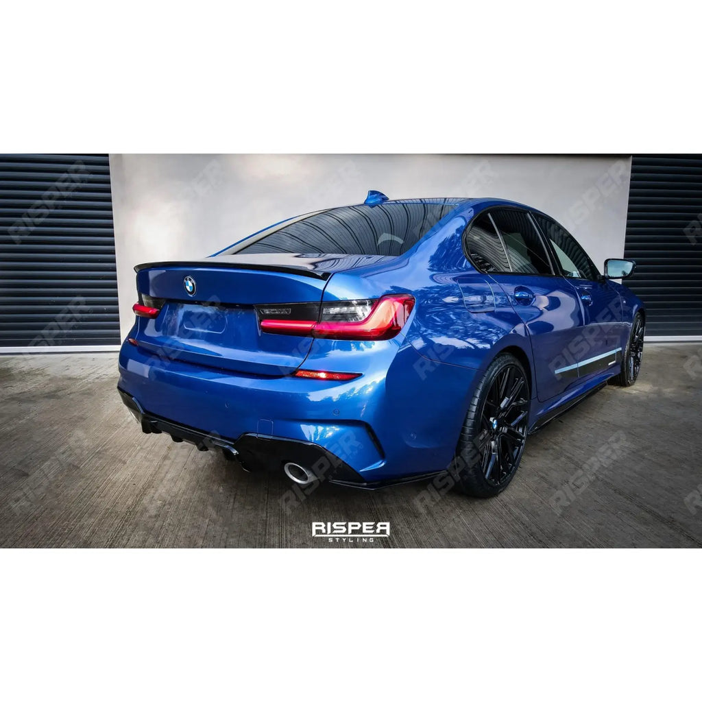 Aero Kit Lip Package In Gloss Black For BMW 3 Series G20 G28 M Sport 2018+
