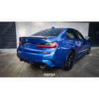 Aero Kit Lip Package In Gloss Black For BMW 3 Series G20 G28 M Sport 2018+