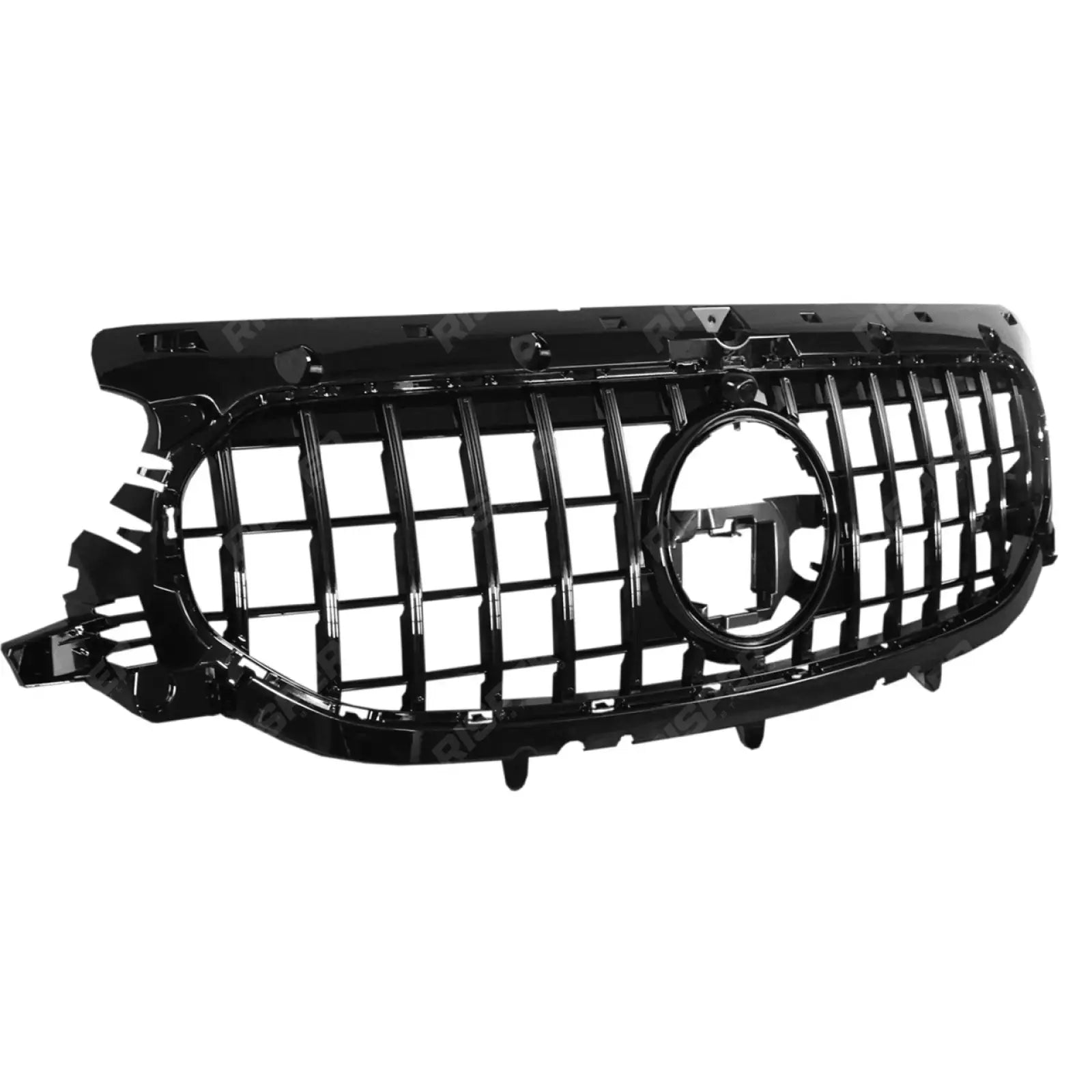 All Black Panamericana GT R Style Front Grill For Mercedes GLA X247 2020+