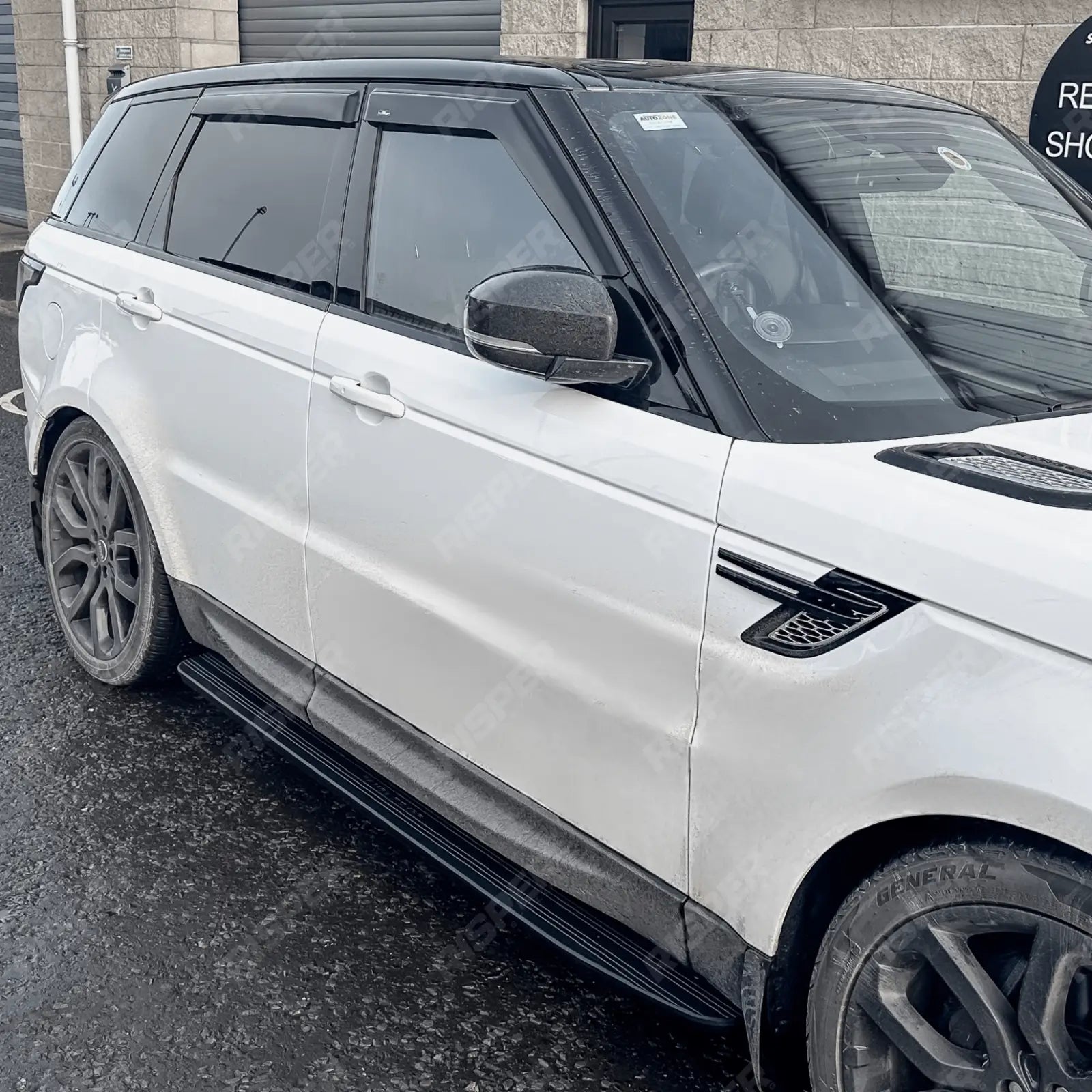 All Black Side Steps For Range Rover Sport / Vogue / 2013 - 2021