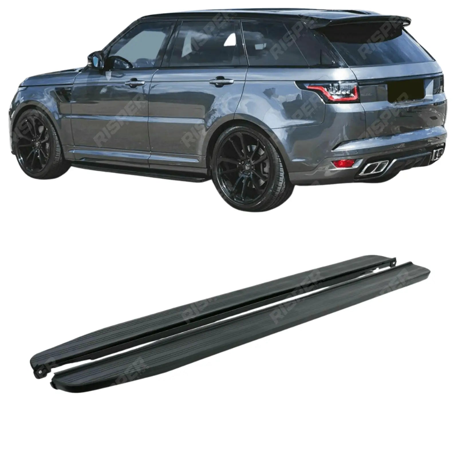 All Black Side Steps For Range Rover Sport / Vogue / 2013 - 2021