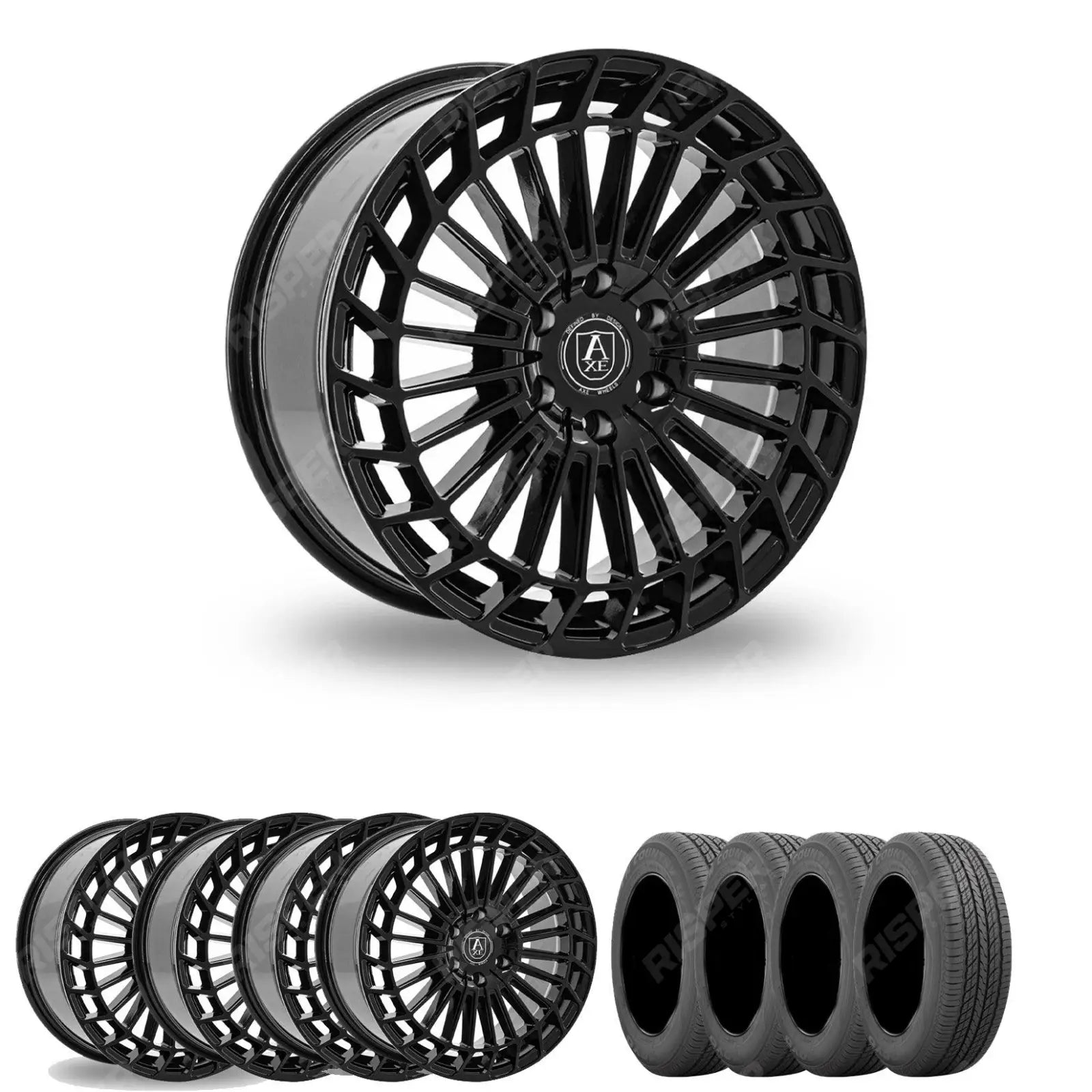 Alloy 18" Wheel & Tyre Package AXE Alloys With Toyo Tyres For Ford Transit Custom 2024+