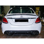 AMG Style Rear Boot Spoiler In Gloss Black For Mercedes C-Class W206 2022+