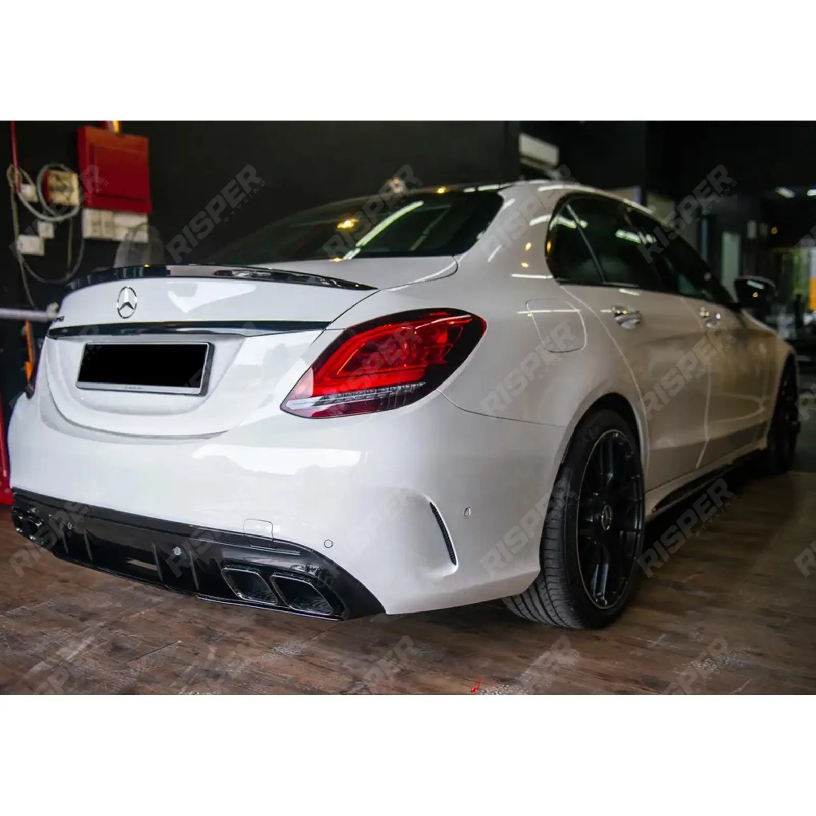 AMG Style Rear Boot Spoiler In Gloss Black For Mercedes C-Class W206 2022+