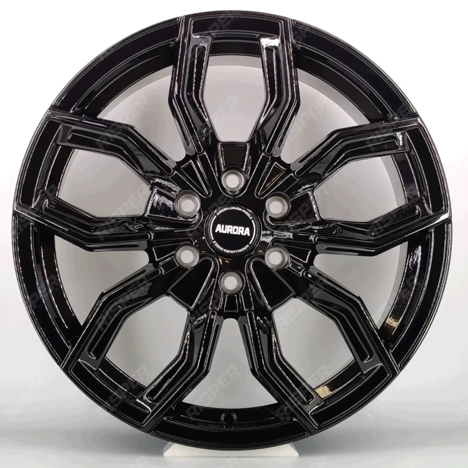 AR723/Aurora 20" 6X120 Gloss Black ET50 CB74.6
