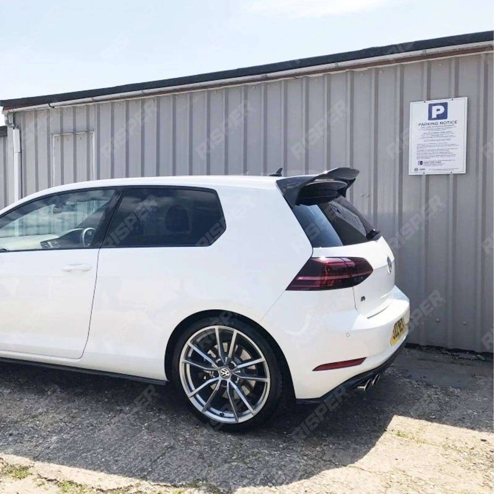 Aspec Style Rear Spoiler In Gloss Black For Vw Golf Mk7 / 7.5 R / R Line
