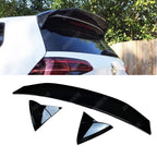 Aspec Style Rear Spoiler In Gloss Black For Vw Golf Mk7 / 7.5 R / R Line