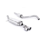 Audi A1 1.4 TFSI S Line (185ps) S Tronic 2010 - 2015 Milltek Sport Cat Back Exhaust ECE Approved