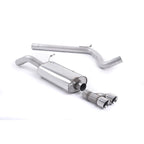 Audi A1 1.4 TFSI S Line (185ps) S Tronic 2010 - 2015 Milltek Sport Cat Back Exhaust ECE Approved