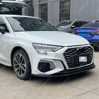 Audi A3 S Line / S3 8Y Hatch & Sportback 2021-2024 Gloss Black Front Splitter Lip