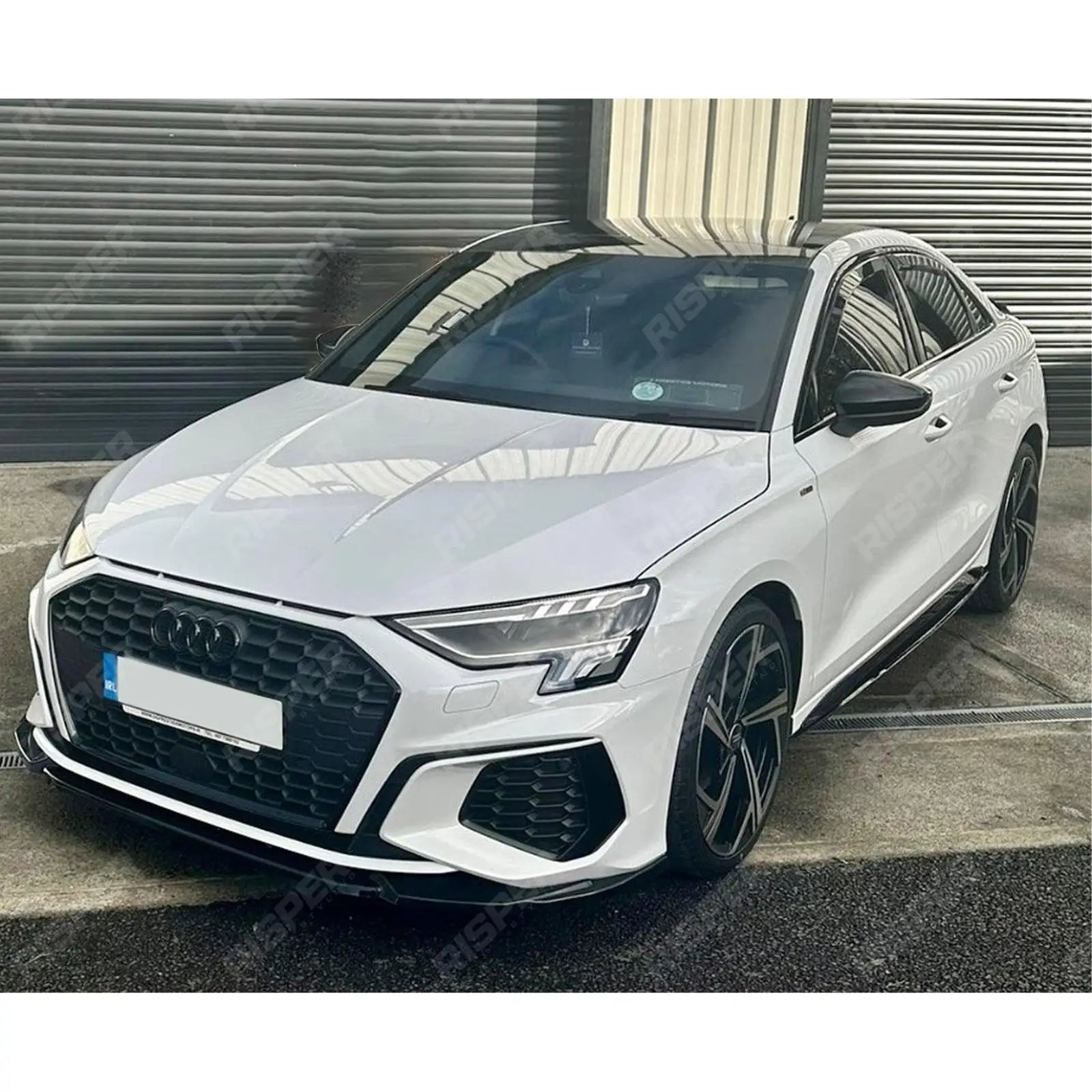 Audi A3 S Line / S3 8Y Hatch & Sportback 2021-2024 Gloss Black Front Splitter Lip