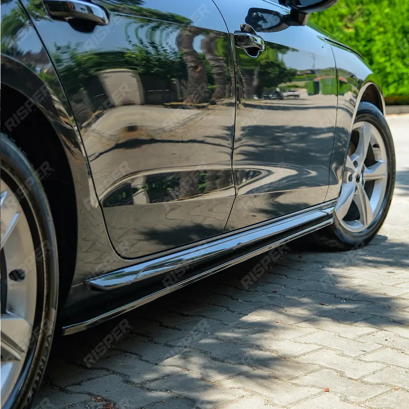 Audi A4 B9 Facelift 2019-2024 Aero Body Kit In Gloss Black