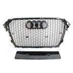 Audi A4 / S4 B8.5 2012-2016 RS4 Style Gloss Black Honeycomb Grill